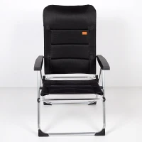 Silla Plegable Acolchada Deluxe Multiposición Aktive Garden, 49x59x105 Cm, Negro(m-8)