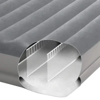 Colchón Hinchable Individual Dura-Beam® Prestige con Bomba USB Incorporada, 99x191x30 Cm, Gris(m-7)