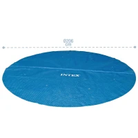 Cobertor Solar Intex para Piscina Redonda, Ø206 Cm, Azul(m-4)