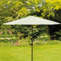 Parasol Hexagonal Mástil Aluminio Ø38 Mm, 270 Cm, Crema(m-6)