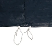 Cobertor Piscina Rectangular Vinilo Resistente con Drenaje, 270x163x20 Cm, Azul(m-5)