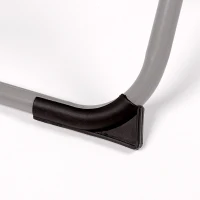 Tumbona Plegable de Jardín 3 Posiciones con Cojín Acolchado, 47x153x33 Cm, Negro(m-6)
