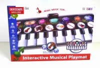 Alfombra Piano Musical Interactiva 10 Teclas y Grabación, 148x67,5x0,5 Cm, Multicolor(m-10)