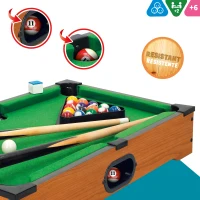 Mesa de Billar Sobremesa Portátil de Madera CB Games, 51x31x9 Cm, Verde(m-2)