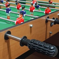 Futbolín de Madera con 4 Patas, 121x61x79 Cm, Negro(m-5)