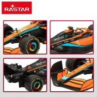 Coche Teledirigido F1 Escala 1:18, 38x16,5x14,5 Cm, Naranja(m-5)
