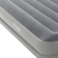 Colchón Hinchable Individual Dura-Beam® Prestige con Bomba USB Incorporada, 99x191x30 Cm, Gris(m-6)