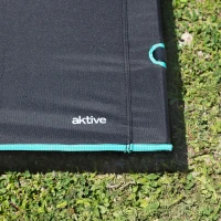 Cama Plegable Camping Elevada Aktive con Bolsa, 193x67x14,5 Cm, Negra(m-6)