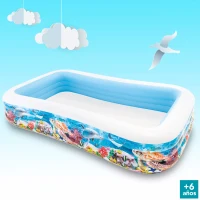 Piscina Hinchable Rectangular Intex Tropical, 305x183x56 Cm, Azul(m-5)