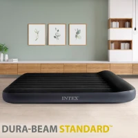 Colchón Hinchable Doble INTEX Dura-Beam Pillow Rest Classic, 137x191x25 Cm, Azul(m-2)