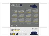 Colchón Hinchable Dura-Beam Standard Classic Downy, 152x203x25 Cm, Azul(m-9)
