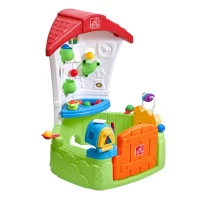 Casita Infantil Corner Interactiva con Cocina y Pelotas, 83,2x80,3x106 Cm, Multicolor(m-1)