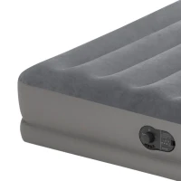 Colchón Hinchable Doble Dura-Beam® Prestige Mid-Rise con Bomba USB Incorporada, 152x203x30 Cm, Gris(m-6)