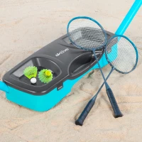Set de Bádminton Portátil Aktive con Maletín Base y Accesorios, 69x16x30 Cm, Negro(m-6)