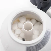 Bolas Filtrantes para Depuradora de Arena, 500 G (Equiv. 18 Kg Arena), 27x4x33 Cm, Blanco(m-5)