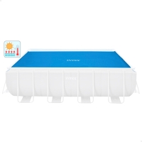 Cobertor Solar INTEX con Agujeros de Drenaje, 400x200 Cm, Azul