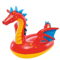 Flotador Hinchable Dragón Intex con Asas, 198x173 Cm, Multicolor
