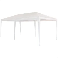 Cenador Desmontable Extragrande, 600x300x255 Cm, Blanco(m-1)