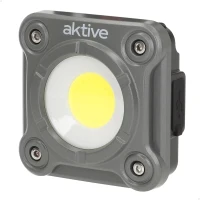 Foco LED Portátil 1000 Lúmenes 3 Posiciones IP44, 12x6x21 Cm, Negro(m-1)