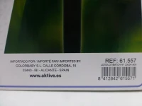 Pack 2 Focos Solares LED Luz Cálida con Estaca, 13x13x55 Cm, Negro(m-9)