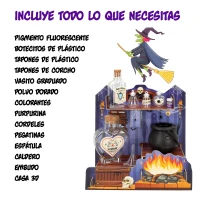 Kit Ciencia Infantil la Casa de las Brujas Lisciani, 39x6,5x29 Cm, Multicolor(m-5)