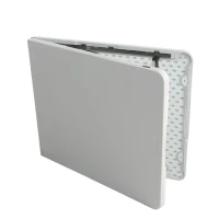 Mesa Plegable Rectangular Lifetime Efecto Granito, 185x76x74 Cm, Blanco(m-2)