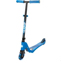 Patinete 2 Ruedas Luminosas, Manillar Regulable, 33x69x70-80 Cm, Azul(m-1)