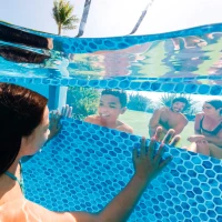 Piscina Desmontable Prism Frame Clearview con Depuradora 5,678 L/h, Ø488x122 Cm, Gris Claro(m-3)