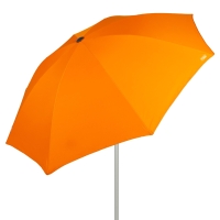 Sombrilla de Playa 8 Varillas Regulable y Reclinable, 220 Cm, Naranja
