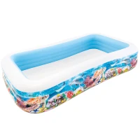 Piscina Hinchable Rectangular Intex Tropical, 305x183x56 Cm, Azul(m-1)