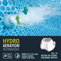 Clorador Salino Intex Krystal Clear E.C.O. 7 G/h QS700 Plus, 43x35x30 Cm, Blanco(m-5)