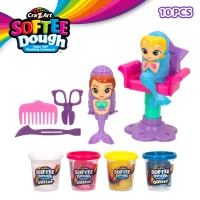 Set de Plastilina Brillante para Sirenitas, 30x7x25,5 Cm, Multicolor(m-6)