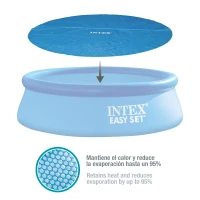 Cobertor Solar INTEX para Piscinas Ø366 Cm (Cobertor Ø348 Cm), Azul(m-5)