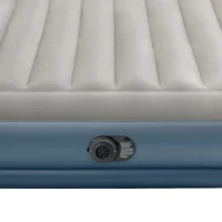 Colchón Hinchable Intex Pillow Rest Mid-Rise Fiber-Tech, 152x203x30 Cm, Gris(m-3)