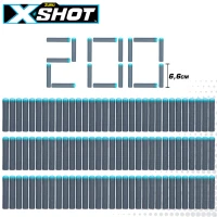 Dardos de Gomaespuma X-Shot Pack 200 Unidades, 16,5x9,5x24,5 Cm, Multicolor(m-6)