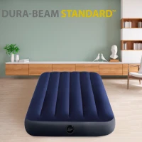 Colchón Hinchable Individual Dura-Beam Classic Downy Fiber-Tech, 99x191x25 Cm, Gris(m-2)