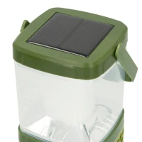 Lámpara Antimosquitos 2 en 1 Portátil con Carga Solar y USB, 11x11x21,5 Cm, Verde(m-3)