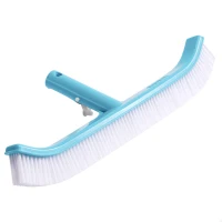 Cepillo Curvado para Pared de Piscina, 41 Cm, Azul(m-1)
