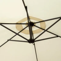 Parasol Excéntrico Banana Aktive Hexagonal, 300x245 Cm, Crema(m-5)