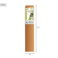 Sombrilla para Jardín Cuadrada con Protección UV50, 300x300 Cm, Crema(m-7)