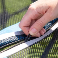 Silla Tumbona Plegable Aktive Camping, 54x152x75 Cm, Azul y Negro(m-7)