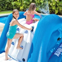 Tobogán Hinchable Acuático INTEX con 2 Pulverizadores, 333x206x117 Cm, Azul(m-7)