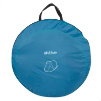Tienda Pop-Up Aktive 2 Personas Doble Techo y Mosquiteras, 71x3x74 Cm, Azul(m-2)