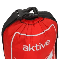 Hamaca Colgante Camping Ultraligera con Cuerdas y Mosquetones, 300x140 Cm, Rojo y Gris(m-6)