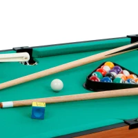 Mesa Multijuegos 4 en 1 de Madera, 87x43x73 Cm, Marrón(m-9)
