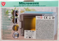 Microondas de Juguete Play con Luz y Sonido, 24x11x17 Cm, Multicolor(m-8)