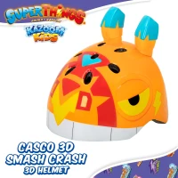 Casco Infantil para Patinete 3D Smash Crash SuperThings, 20,5x24,5x20 Cm, Multicolor(m-2)
