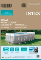 Cobertor Solar INTEX con Agujeros de Drenaje, 400x200 Cm, Azul(m-10)