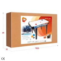Mesa Air Hockey CB Games con Estructura de Madera, 122x61x75 Cm, Multicolor(m-8)