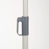 Sombrilla de Playa 8 Varillas Regulable y Reclinable, 220 Cm, Naranja(m-7)